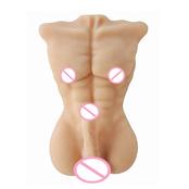 New Arrival 3D Solid TPE Dildo and Anal Sex Strong Half Body sex doll with pussy silicone pussy for women produced by automaticwoman